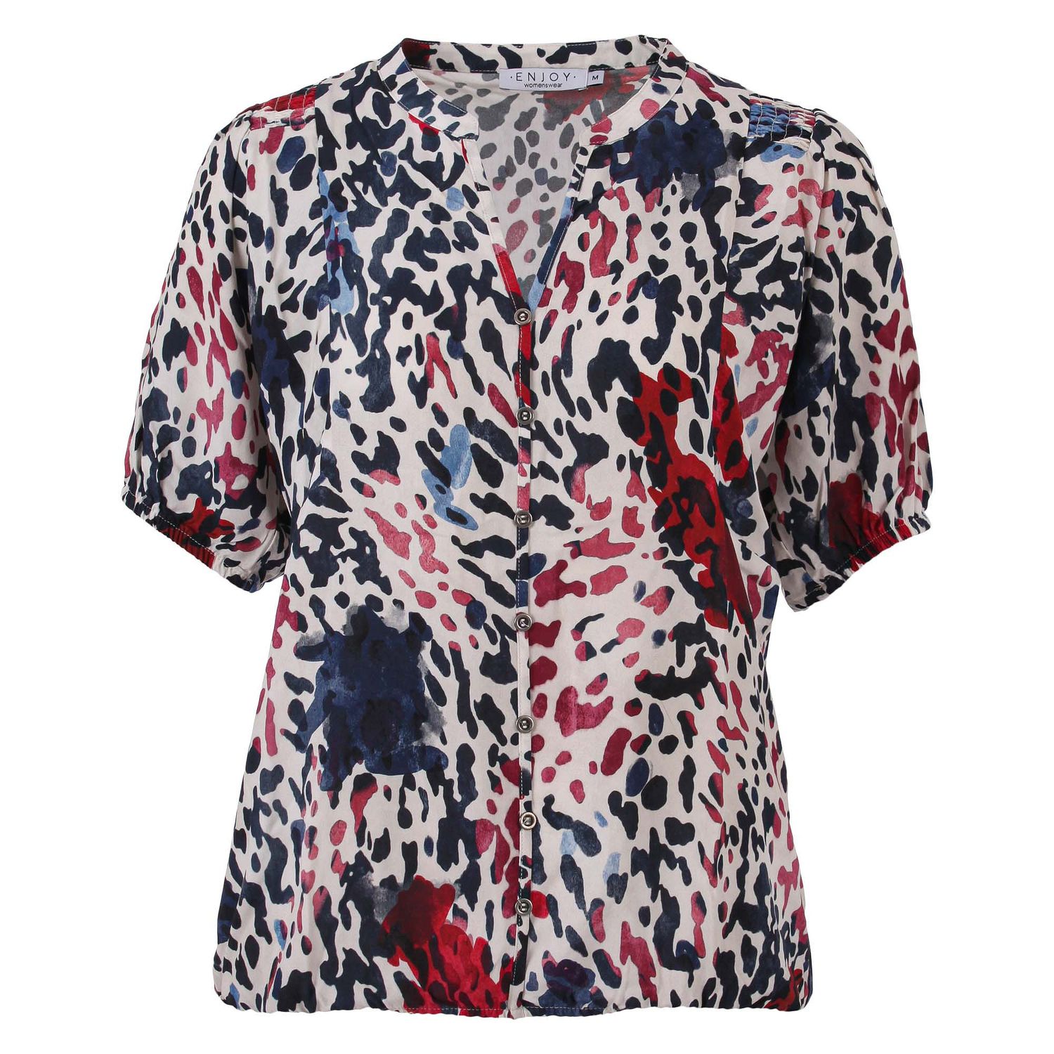 ENJOY BLOUSE MET DIERENPRINT