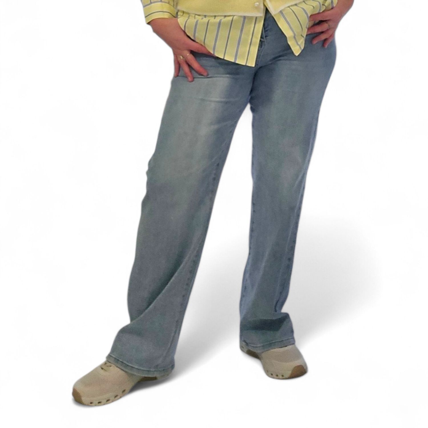 GOODIES JEANS WIDE LEG - LICHTE JEANS