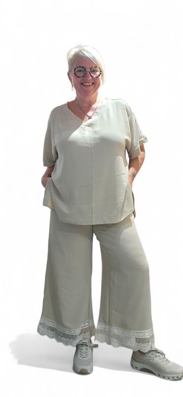 CURVISS BLOUSE MET KANT