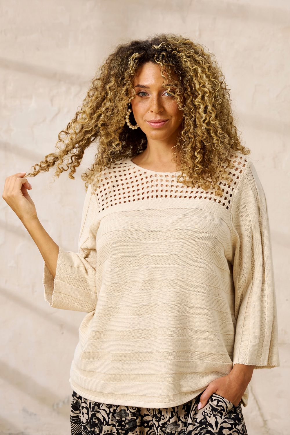 ZHENZI CAPRI PULLOVER 3/4