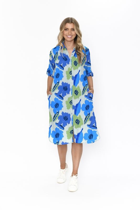 ONE SUMMER SOFIA SHIRT DRESS