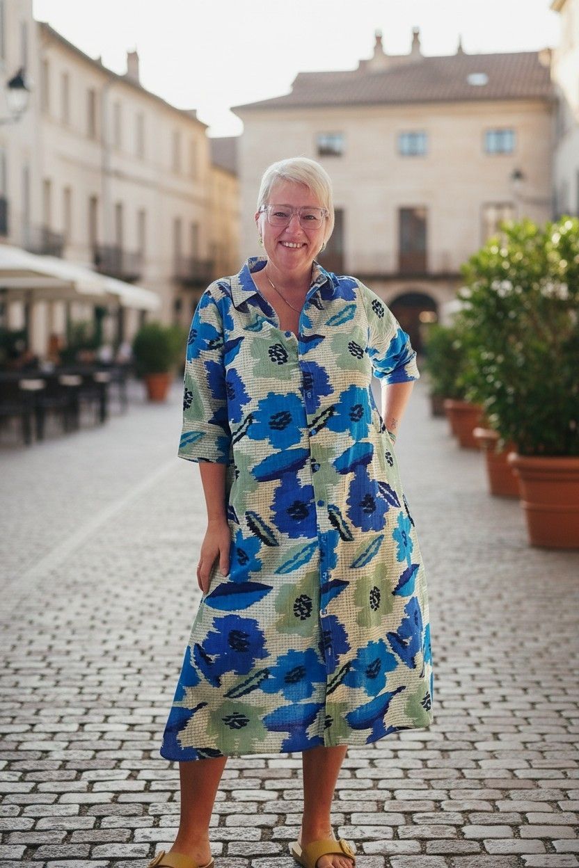 ONE SUMMER SOFIA SHIRT DRESS