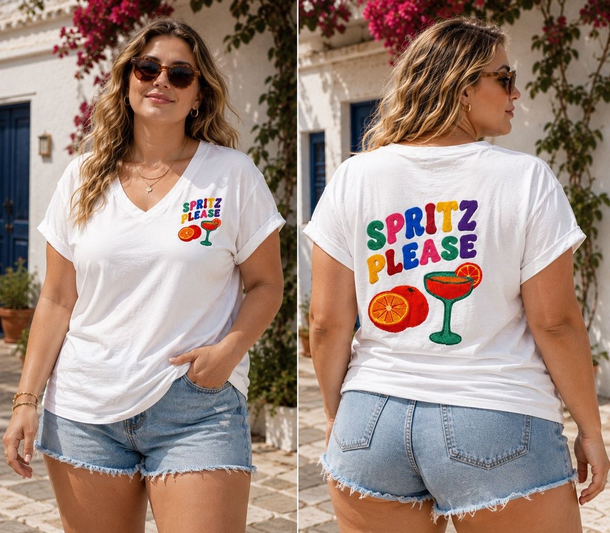 VIVICHY T-SHIRT "SPRITZ PLEASE"