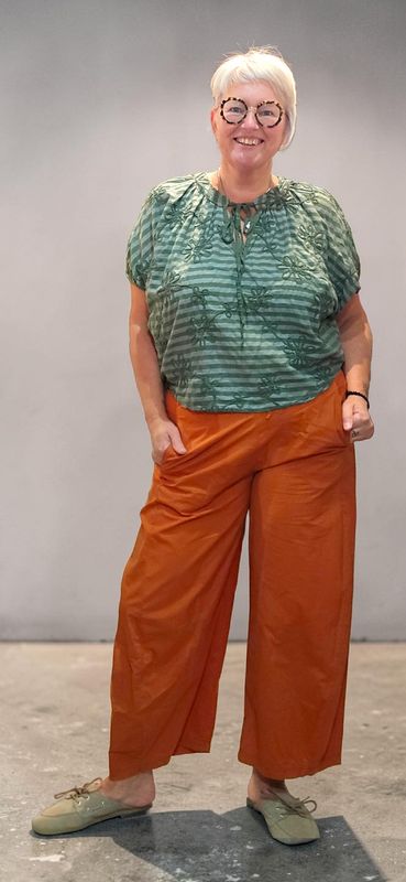 APRIL VINTAGE MAIA POPELIN PANTALON