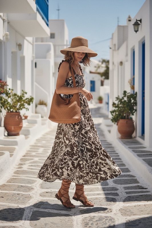 APRIL VINTAGE ROBE LONGUE SAVANE