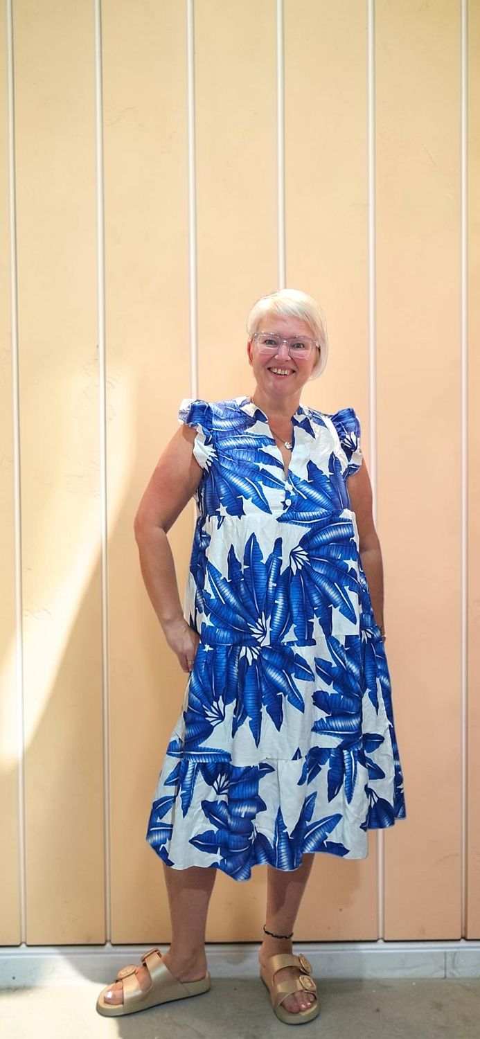 TIMES NASH TROPIC LEAVES DRESS