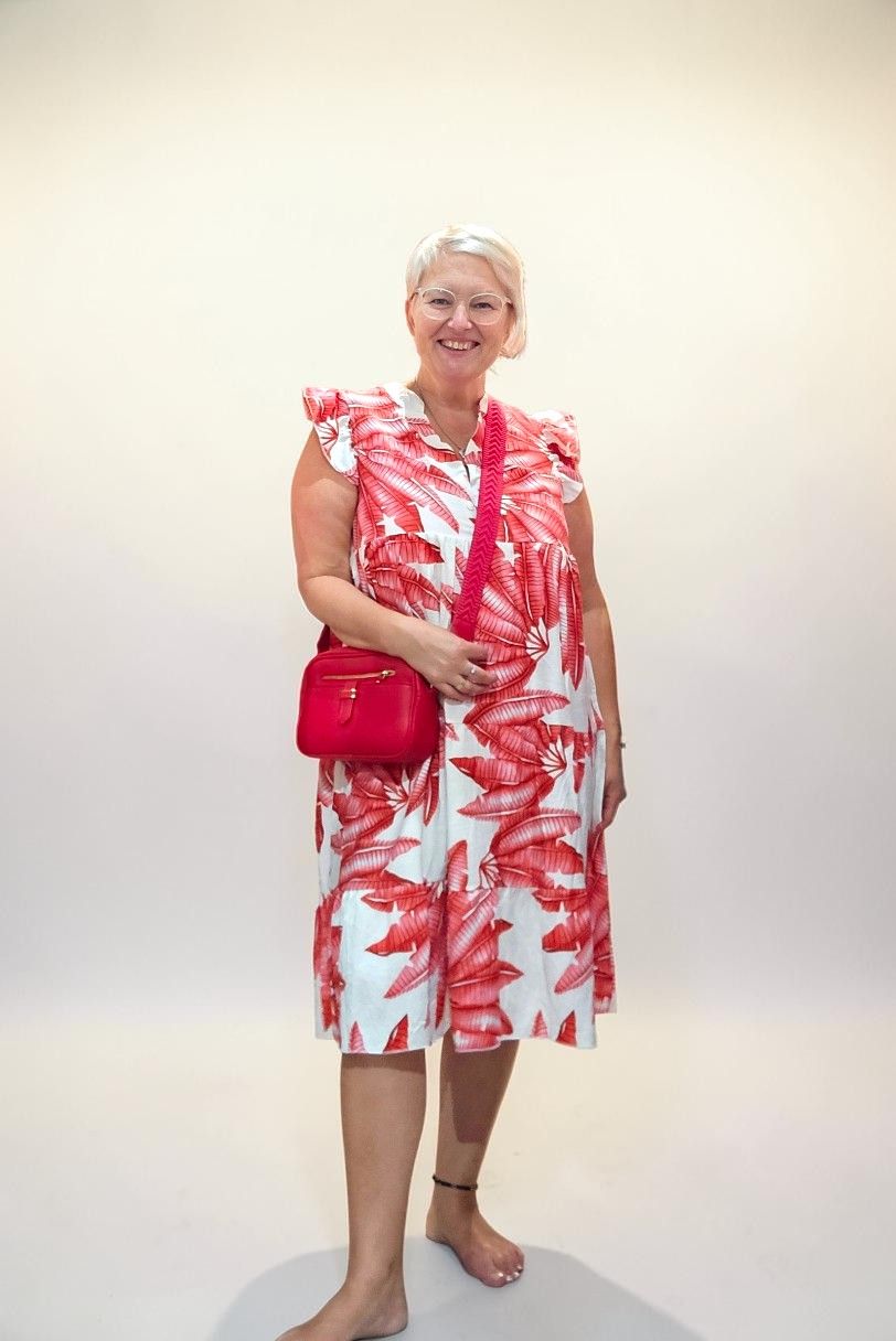 TIMES NASH TROPIC LEAVES DRESS