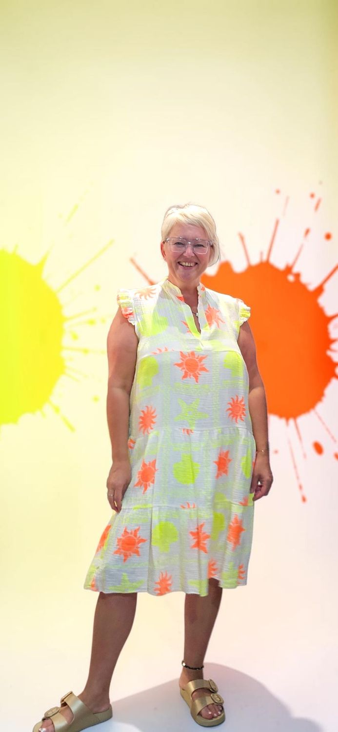 TIMES NASH TETRA FLUO DRESS