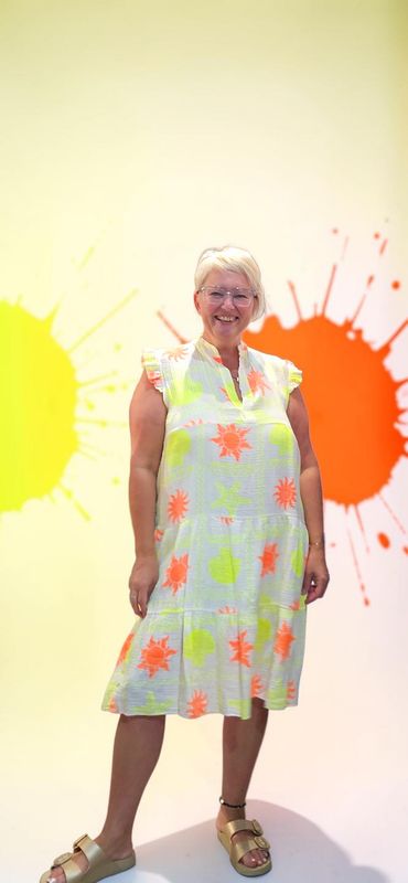 TIMES NASH TETRA FLUO DRESS