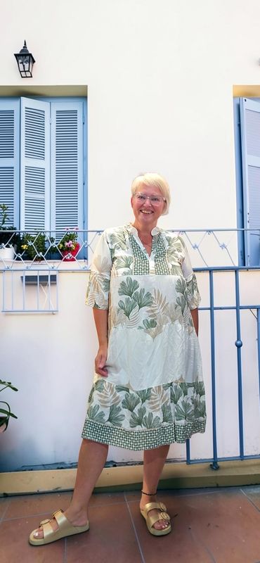 TIMES NASH PALMLEAF DRESS