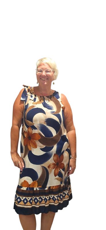 TIMES NASH DRESS LEAVES
