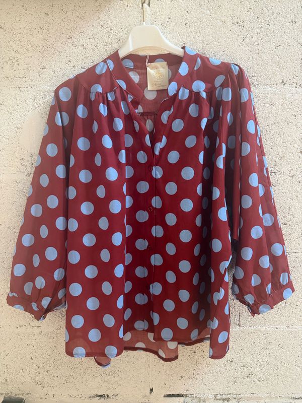 APRIL VINTAGE CHEMISE DOTS