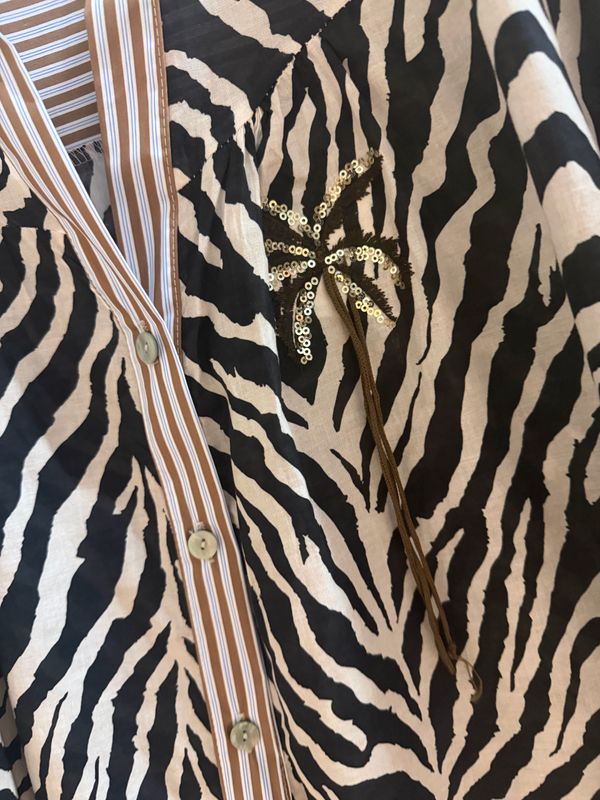 APRIL VINTAGE CHEMISES ZEBRA