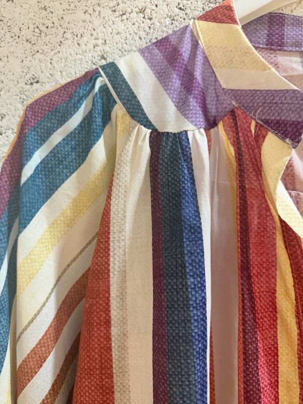 APRIL VINTAGE CHEMISE MULTICOLOR STRIPES