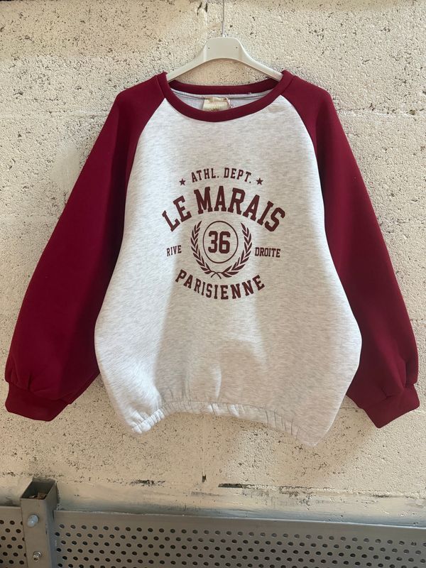 APRIL VINTAGE SWEAT LE MARAIS PARISIENNE