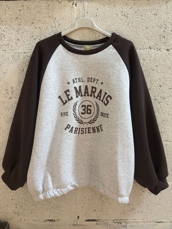 APRIL VINTAGE SWEAT LE MARAIS PARISIENNE