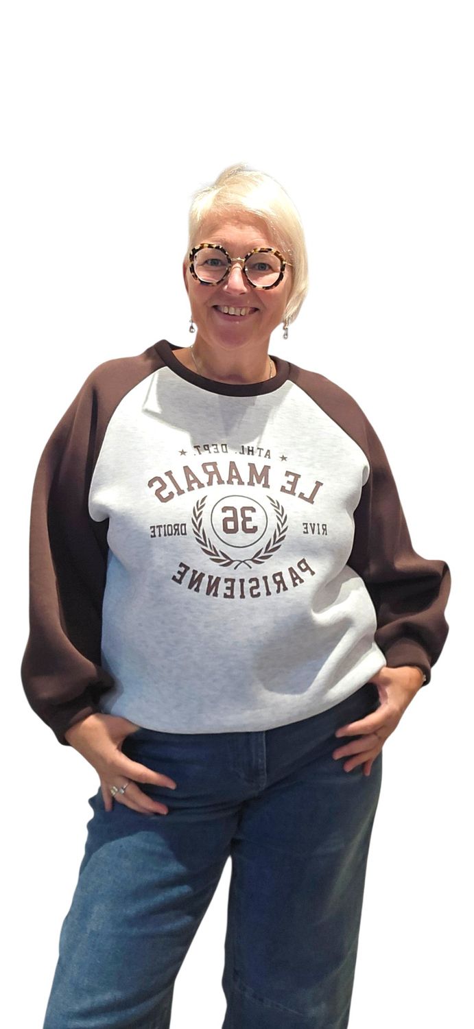 APRIL VINTAGE SWEAT LE MARAIS PARISIENNE APRIL VINTAGE SWEAT LE MARAIS PARISIENNE