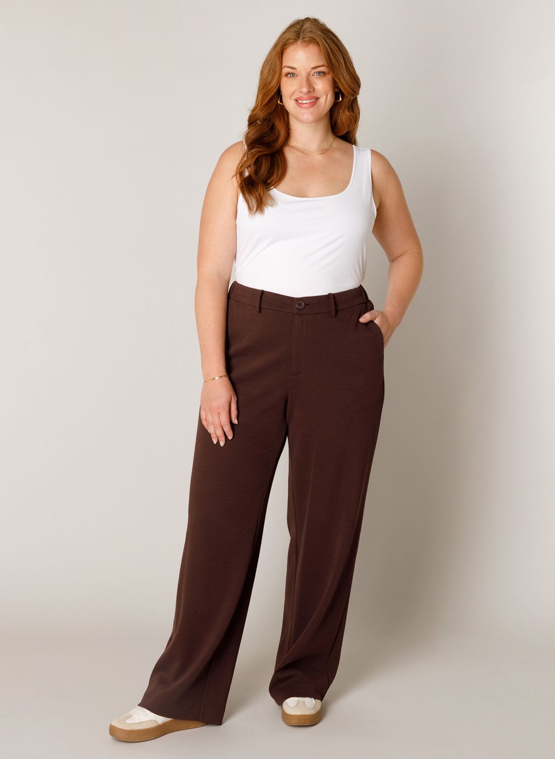 BASE LEVEL CURVY YORINTHE PANTS - lengte 32