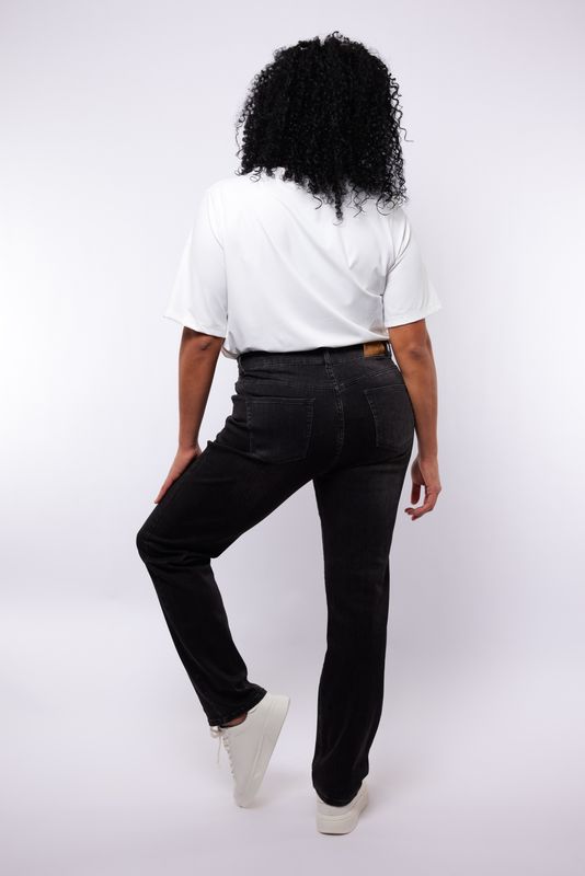 EXXCELLENT KATIE STRAIGHT LEG JEANS
