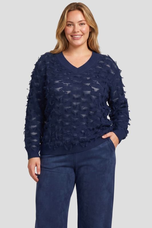 EXXCELLENT BRIONA KNIT PULLOVER