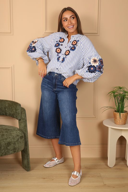 NIV BERMUDA JEANS DENIM
