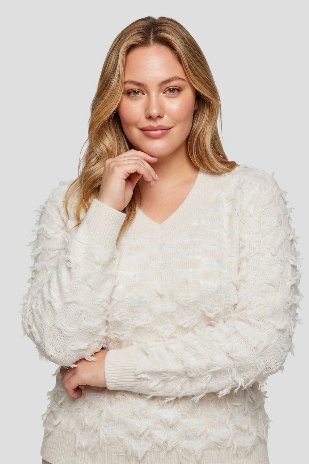 EXXCELLENT BRIONA KNIT PULLOVER