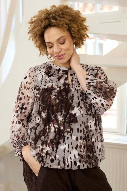 ZHENZI LIBBY BLOUSE 3/4