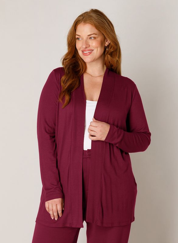 BASE LEVEL CURVY AYLA CARDIGAN