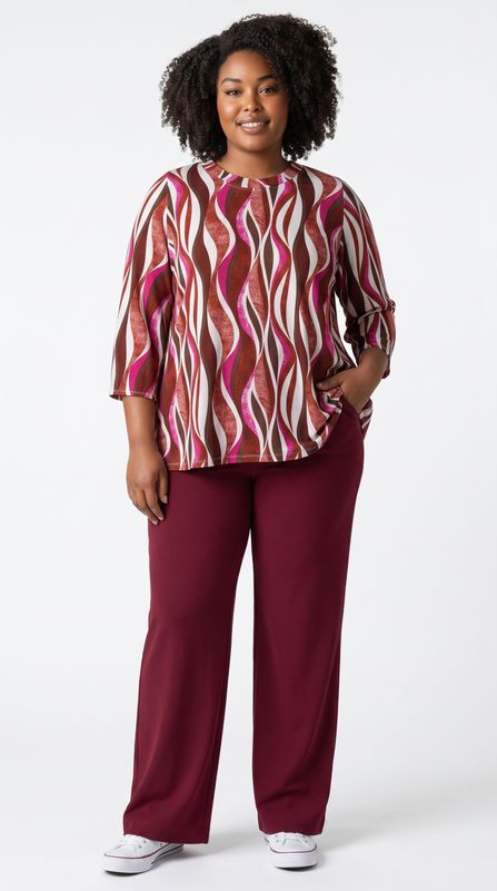 ZHENZI SYLVA BLOUSE 3/4 ZHENZI SYLVA BLOUSE 3/4