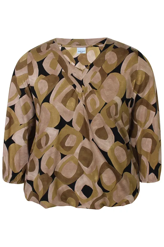 ZHENZI LEXIE SHIRT 3/4