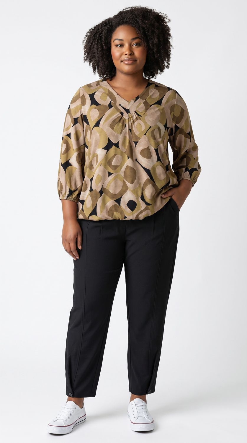 ZHENZI LEXIE SHIRT 3/4