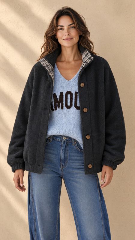 APRIL VINTAGE VESTE ALBA OVERSIZE