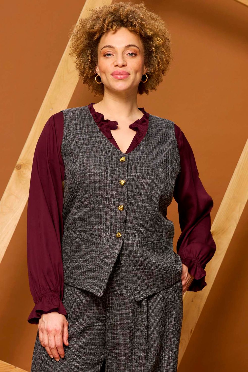 ZHENZI MILDA WAISTCOAT