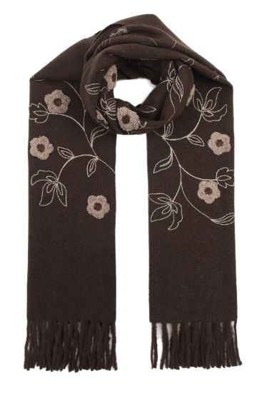 ACCES SJAAL MET BLOEMEN GEBORDUURD ACCES SJAAL MET BLOEMEN GEBORDUURD