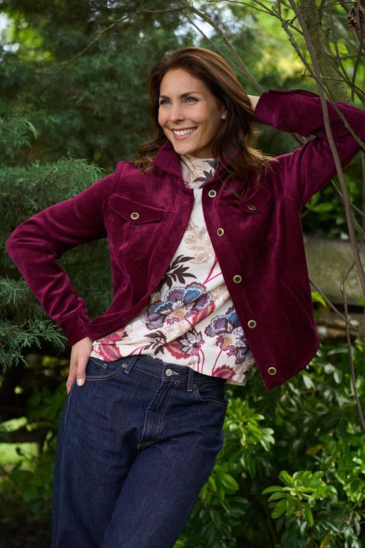 NED BONA  FLORAL KNIT