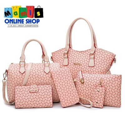 Ladies Hand Bag Arrow Design-6pcs