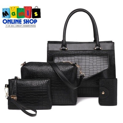 Ladies Leather Bags 4pcs