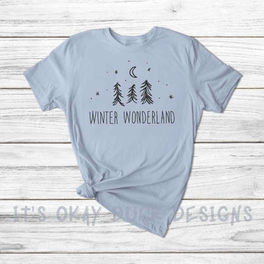 Winter Wonderland Screen Print Transfer RTS