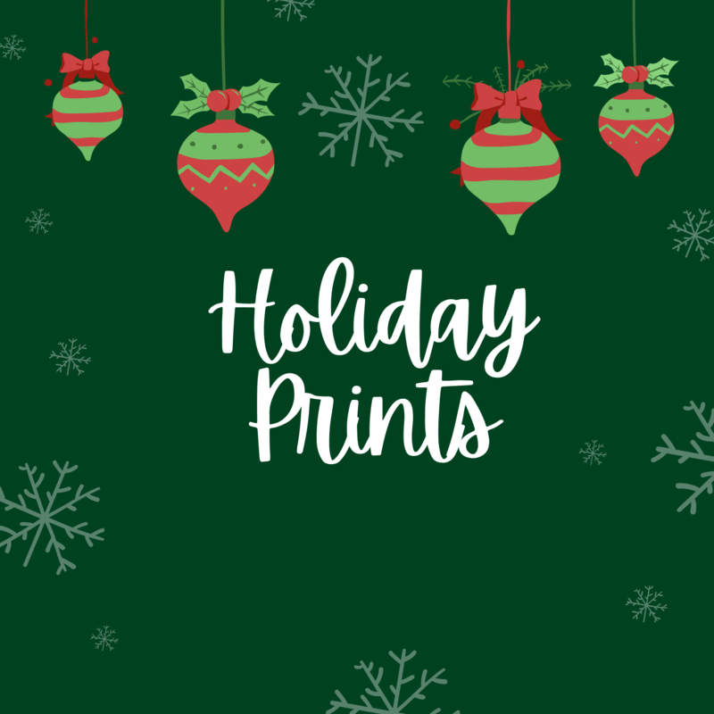 Holiday prints