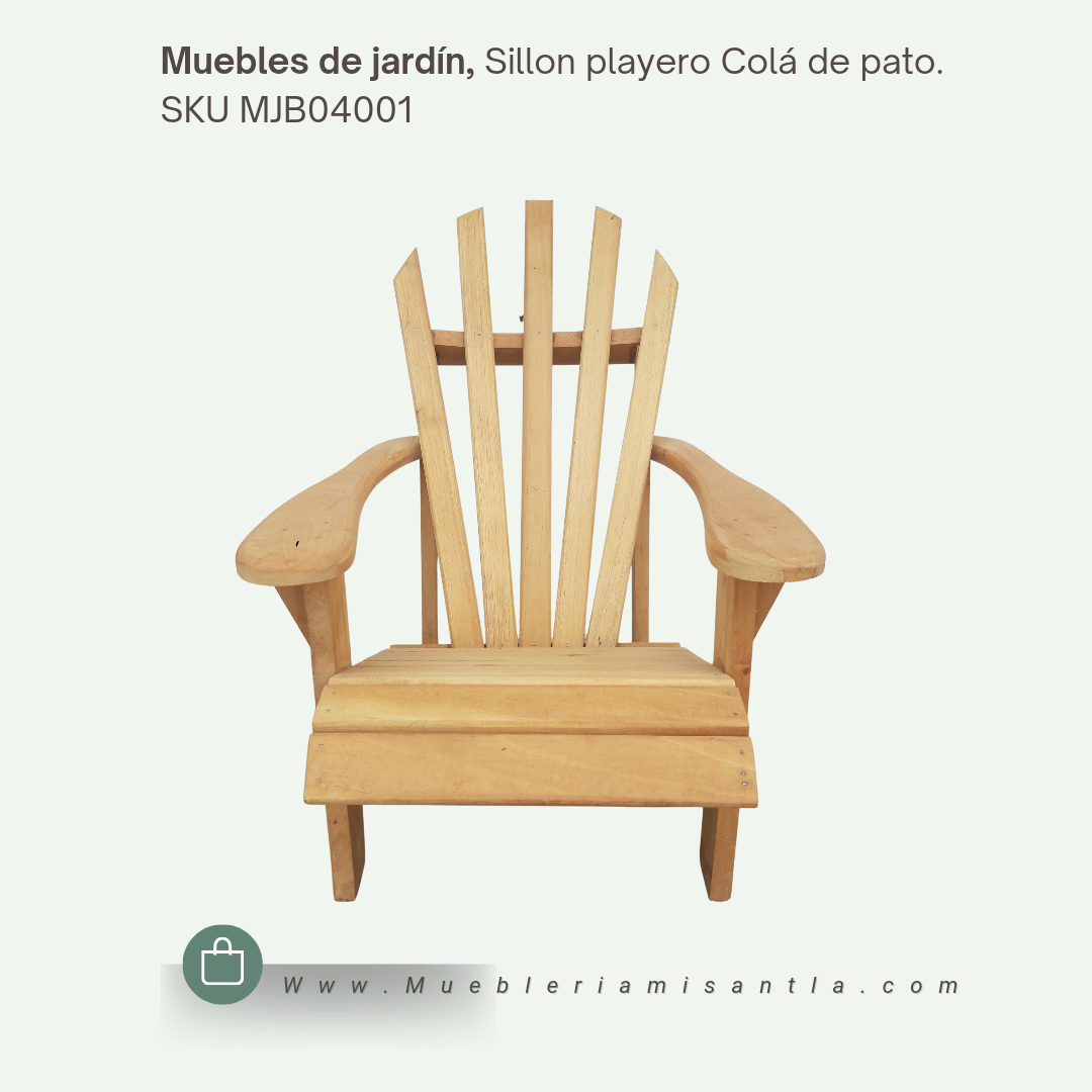 Sillon playero Cola de pato, Tamaño: Grande