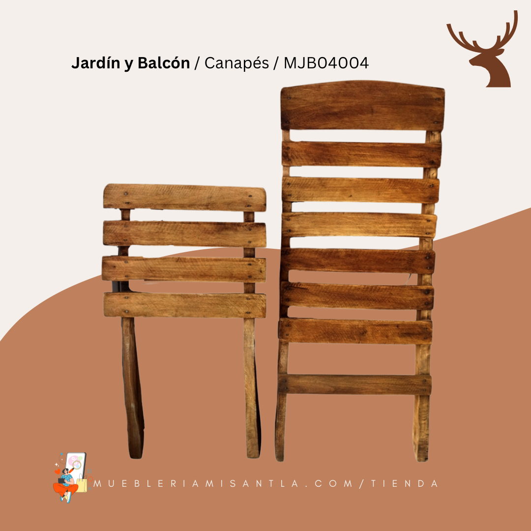 Canapé para Exteriores en Madera de Cedro Canapé para Exteriores en Madera de Cedro