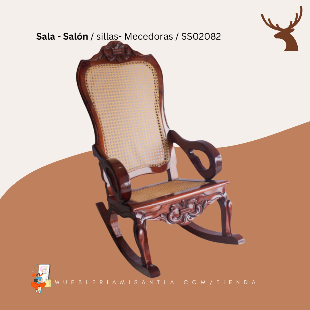 Silla Mecedora Tejida