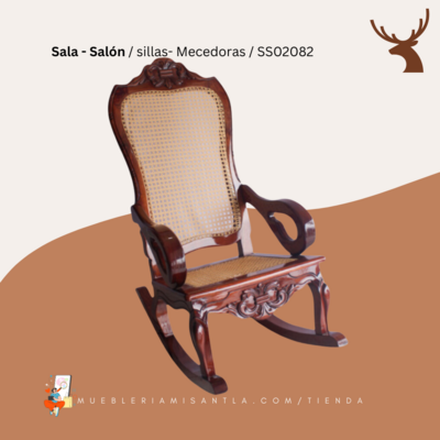 Silla Mecedora Tejida