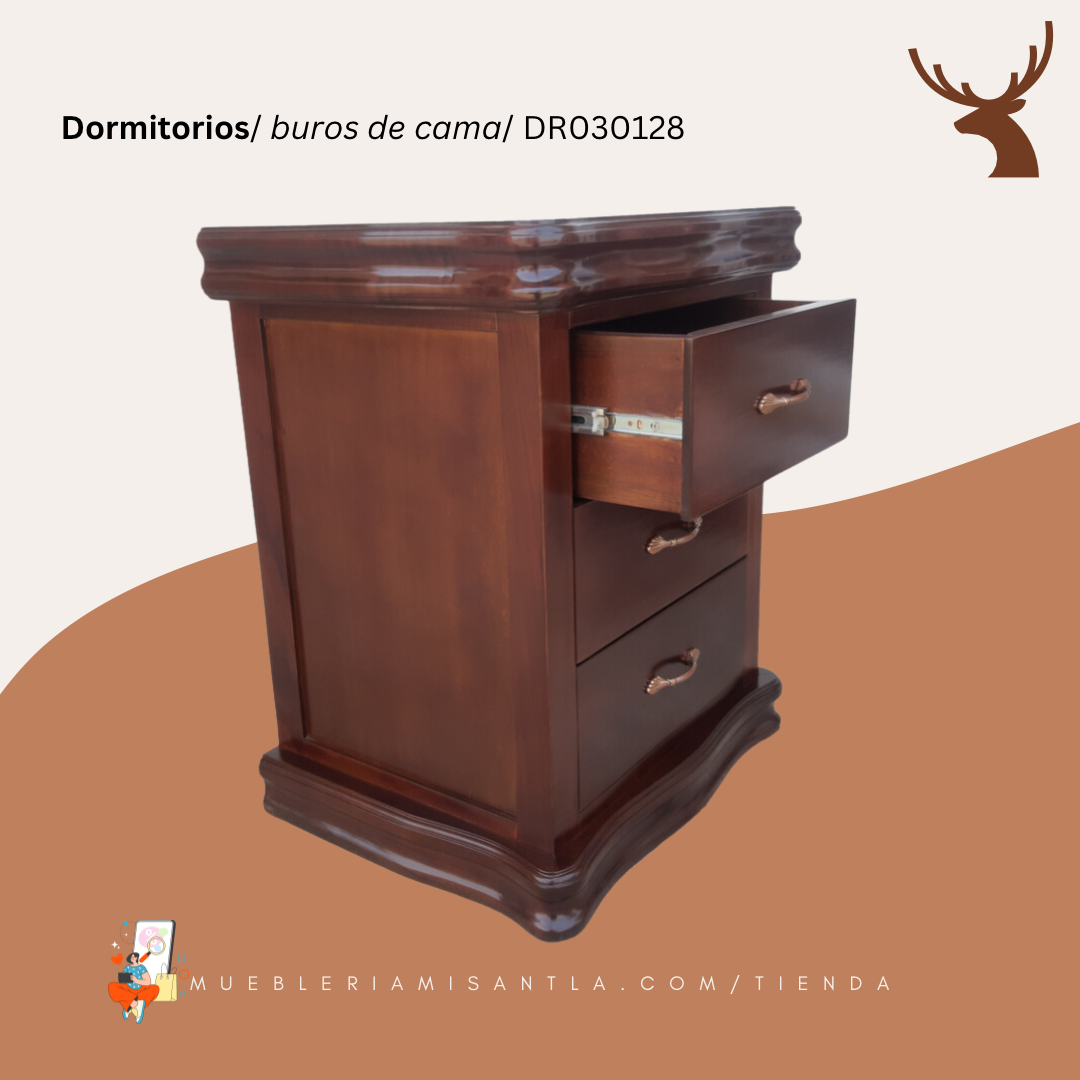 Par de Búros De Cama Burg