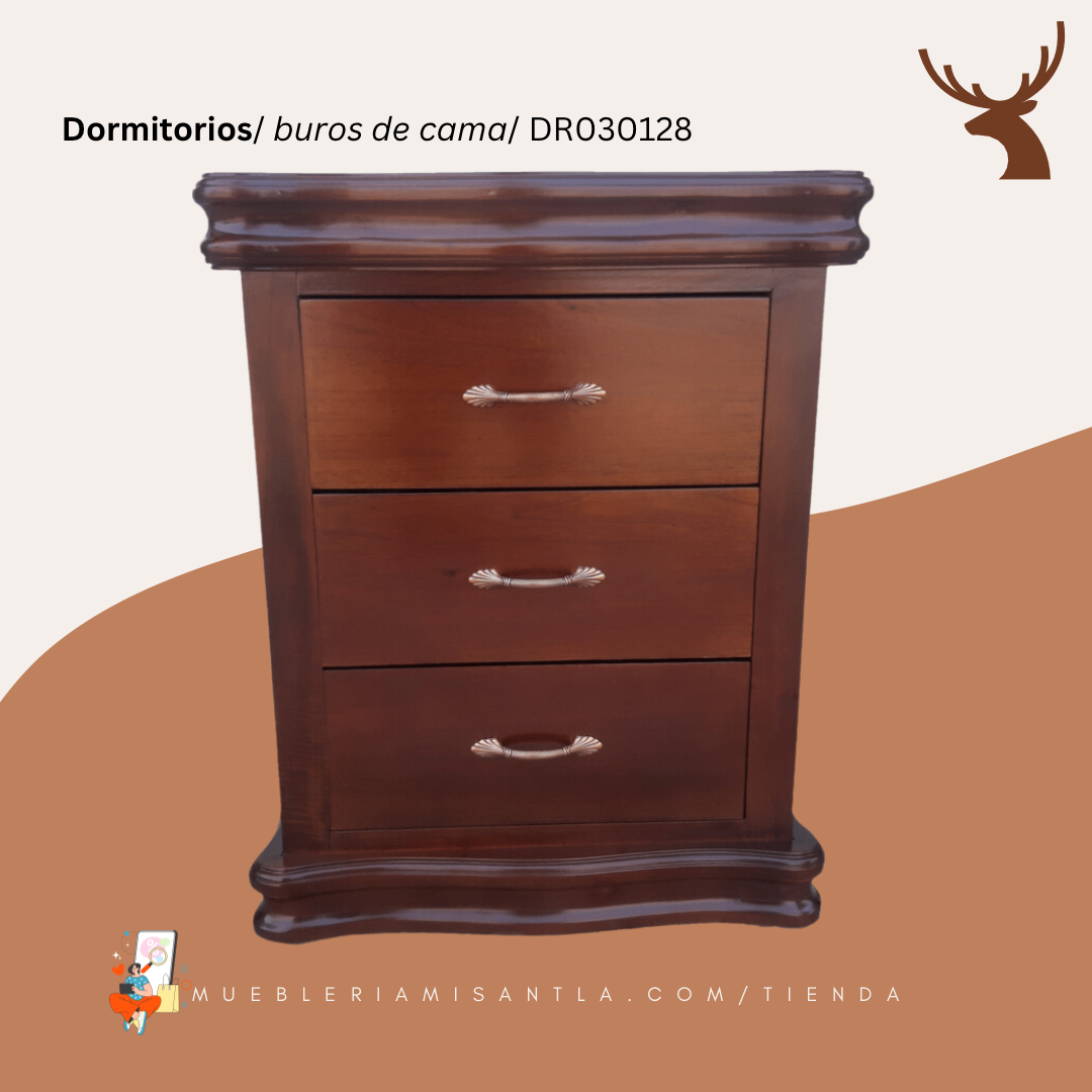 Par de Búros De Cama Burg