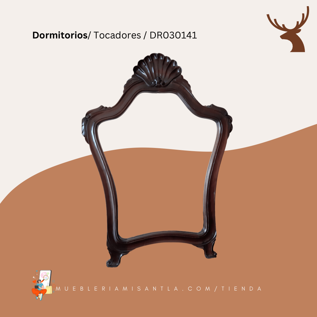 Tocador provenzal en cedro tallado a mano