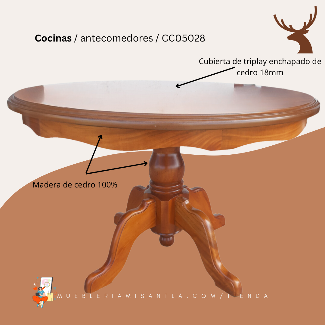 Antecomedor Redondo Alinn