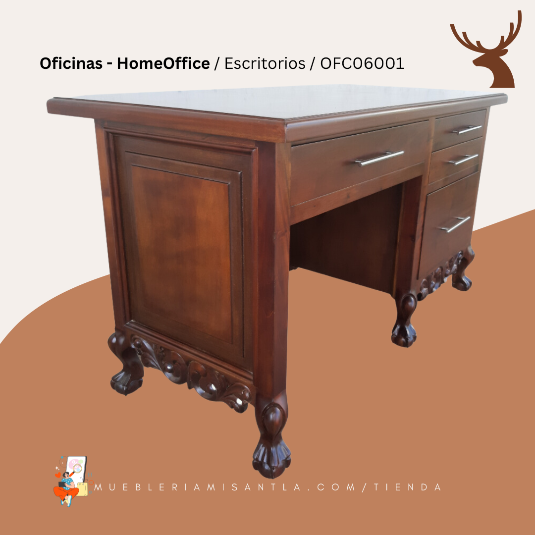Escritorio Tallado Iriss