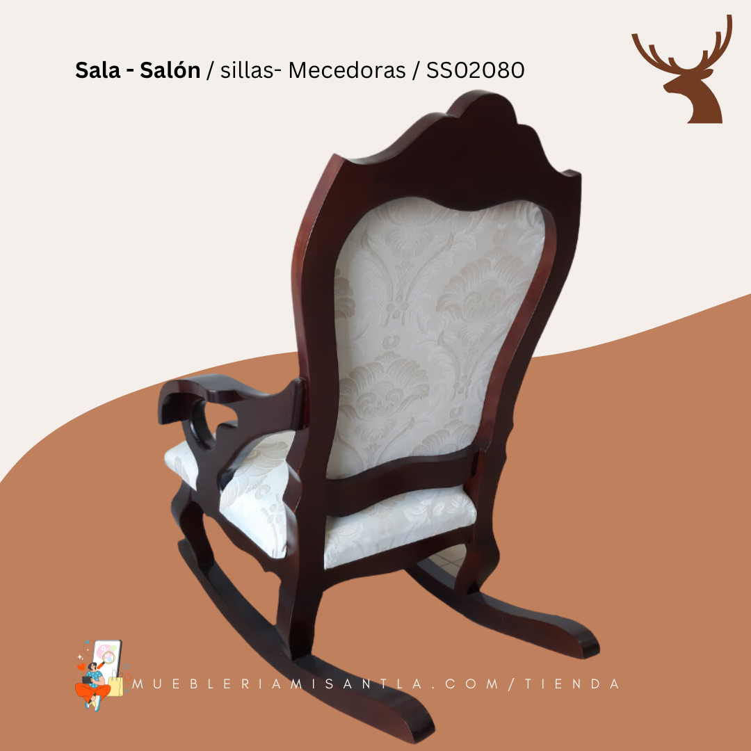 Silla mecedora Avellana Lisa