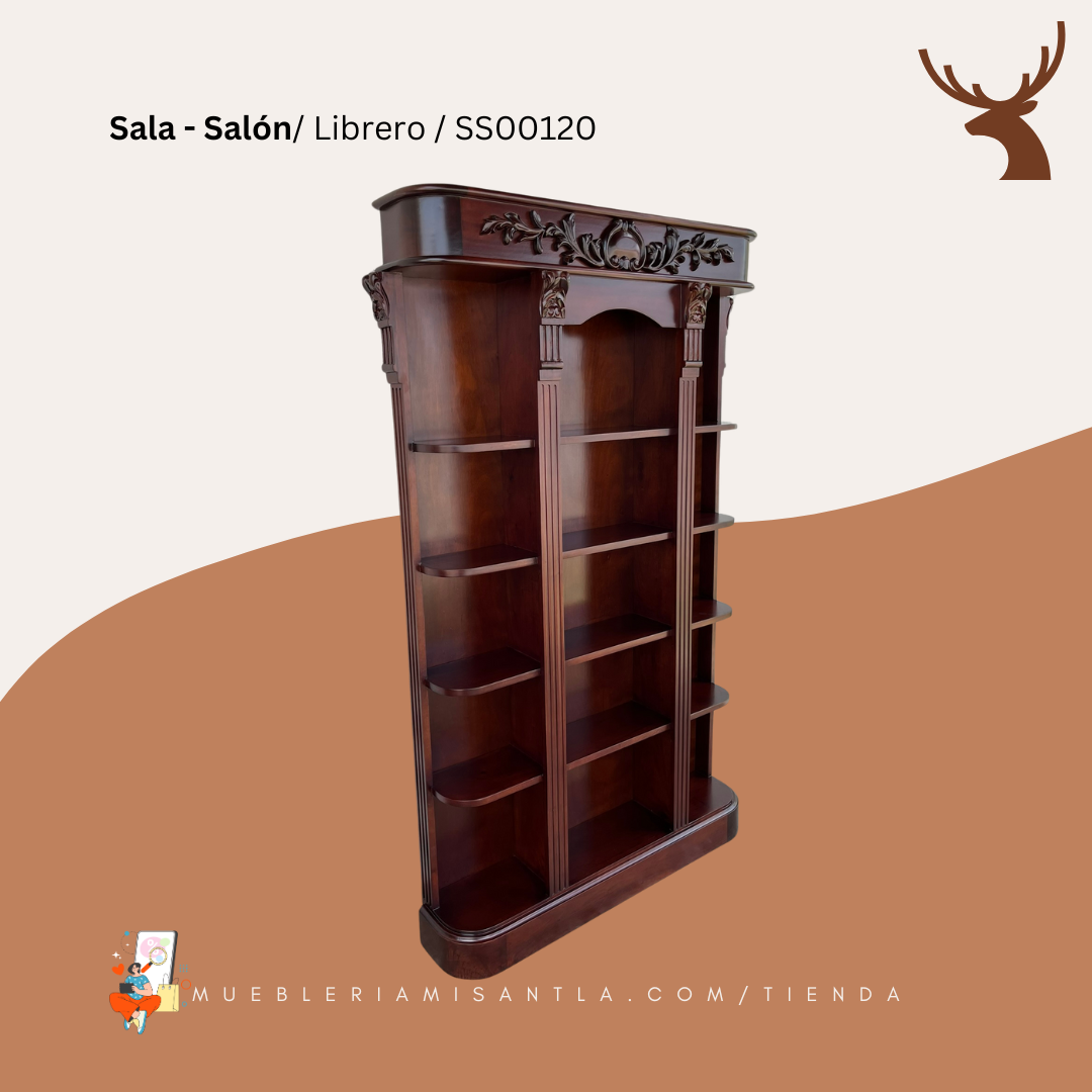Librero Tallado Imperio